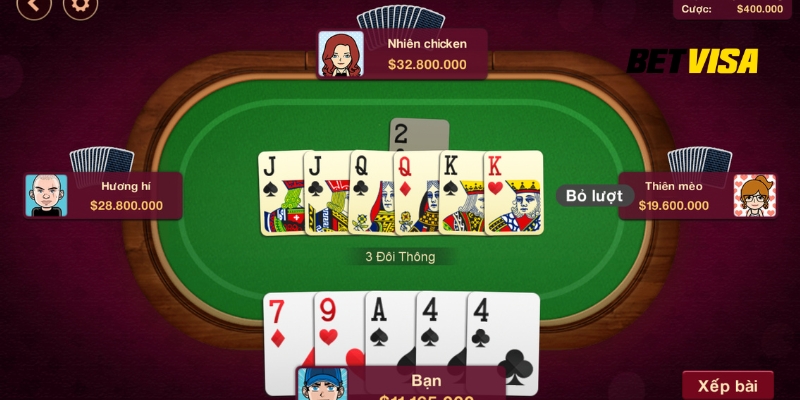 Luật chơi game bài Tiến Lên